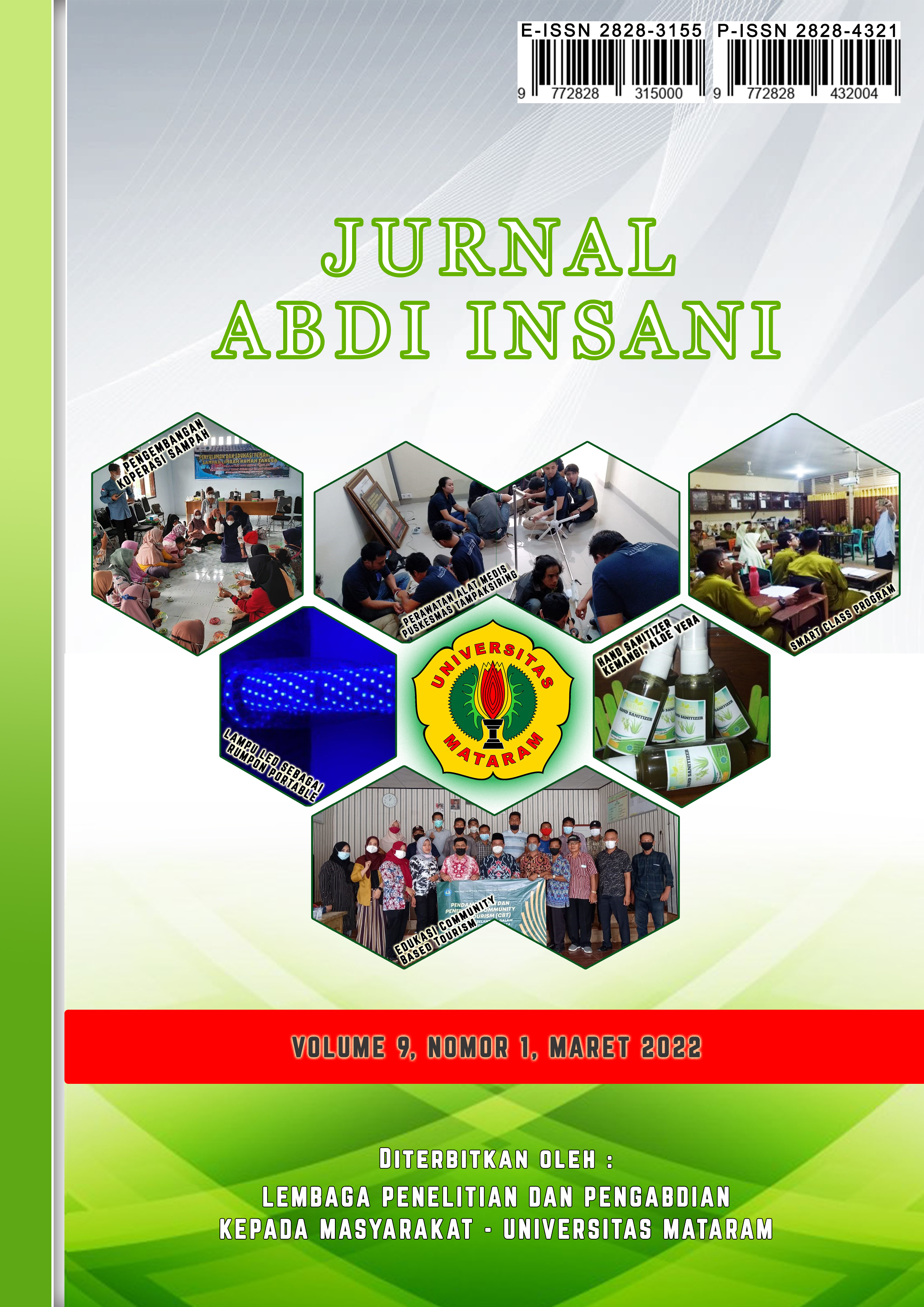 					View Vol. 9 No. 1 (2022): Jurnal Abdi Insani
				