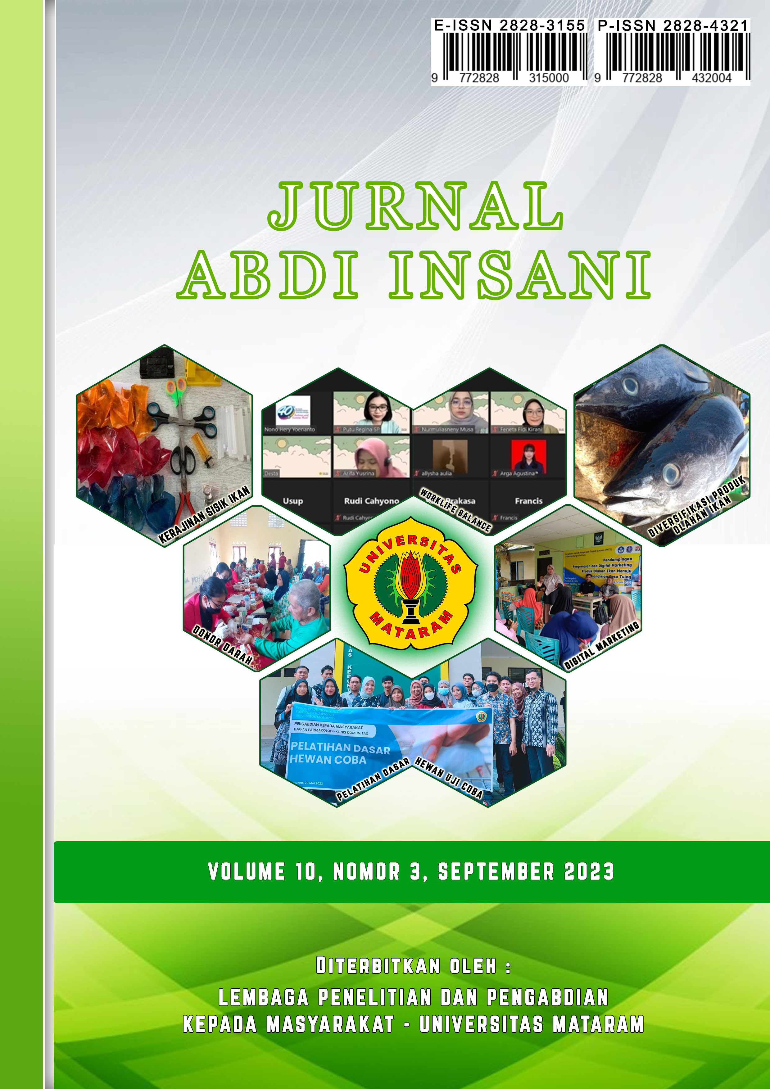 					View Vol. 10 No. 3 (2023): Jurnal Abdi Insani
				