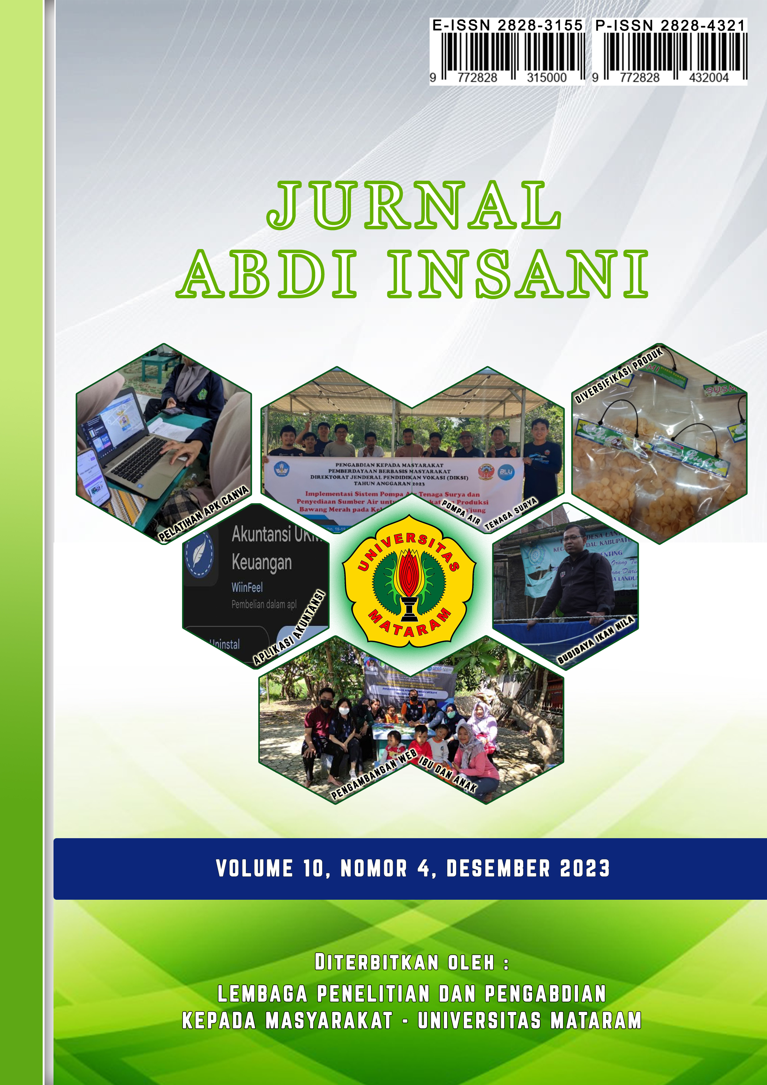 					View Vol. 10 No. 4 (2023): Jurnal Abdi Insani
				